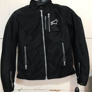 Alpinestars Stella Motorcycle Jacket S Small Alpine Stars Black Like New